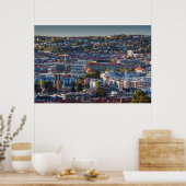 Verhoogd Uitzicht van Stuttgart Poster (Keuken)