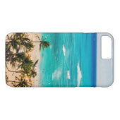 Verhoogd zicht op Waikiki Beach Scene, Honolulu 2 Case-Mate iPhone Case (Achterkant (Horizontaal))