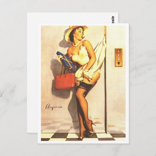 Verhoogde afbeelding briefkaart (Voorkant / Achterkant)