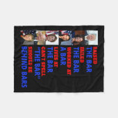 Verhoogde bar Harris heeft de bar gefaald Fleece Deken (Voorkant (Horizontaal))