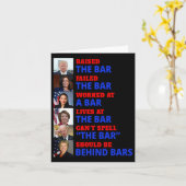 Verhoogde bar Harris heeft de bar gefaald Kaart (Gele Bloem)