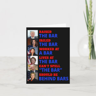 Verhoogde bar Harris heeft de bar gefaald Kaart