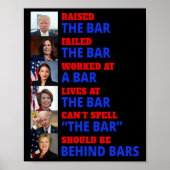 Verhoogde bar Harris heeft de bar gefaald Poster (Voorkant)