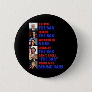 Verhoogde bar Harris heeft de bar gefaald Ronde Button 5,7 Cm