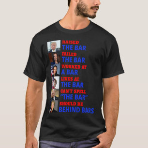 Verhoogde bar Harris heeft de bar gefaald T-shirt