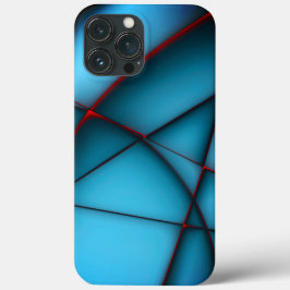 Verhoogde blauwe inktvlekken zonder rode puntstukj Case-Mate iPhone case