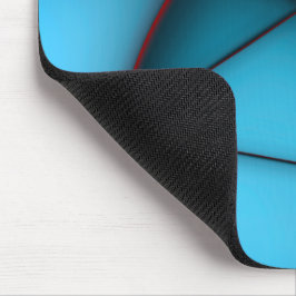 Verhoogde blauwe inktvlekken zonder rode puntstukj muismat