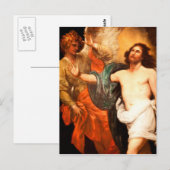 Verhoogde Christus naar boven Briefkaart (Voorkant / Achterkant)