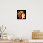 Verhoogde Christus naar boven Poster (Keuken)