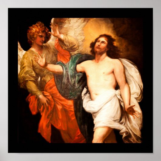 Verhoogde Christus naar boven Poster (Voorkant)