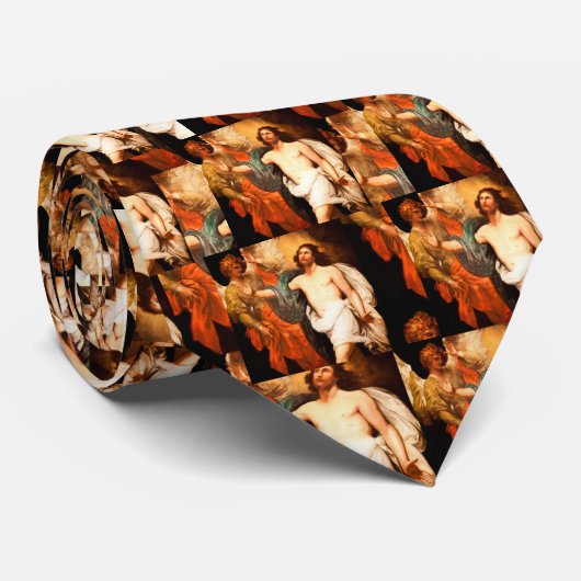 Verhoogde Christus naar boven Stropdas (Opgerold)