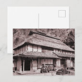 Verhoogde dakboerderij van Mimasaka Briefkaart (Voorkant / Achterkant)