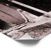 Verhoogde dakboerderij van Mimasaka Perfect Poster (Hoek)