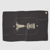 Verhoogde Disc Golf Basket Disc Handdoek (Horizontaal)