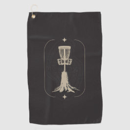Verhoogde Disc Golf Basket Disc Handdoek