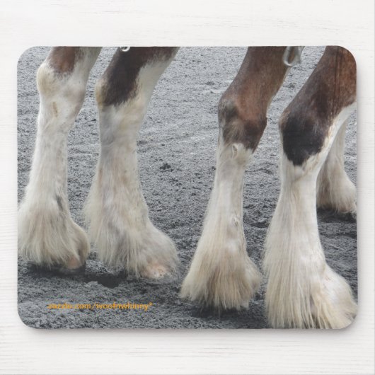 Verhoogde Feet Muismat (Voorkant)