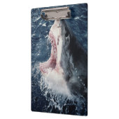 Verhoogde haaienmond open klembord (Links)