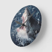 Verhoogde haaienmond open ronde klok (Hoek)