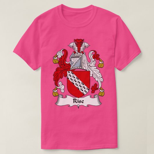 Verhoogde klep van de gezinscust van wapens t-shirt (Design voorkant)