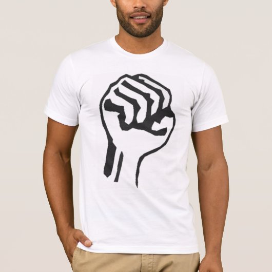 Verhoogde lijst van protesten tegen T-Shirt (Voorkant)