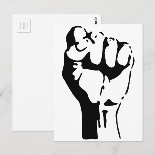 Verhoogde lijst van weerstand/weerstand briefkaart (Voorkant / Achterkant)