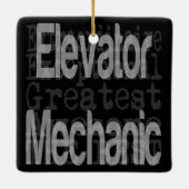 Verhoogde mechanische extraordinaire keramisch ornament (Achterkant)