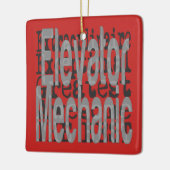 Verhoogde mechanische extraordinaire keramisch ornament (Links)