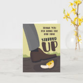 Verhoogde oprechte Vaderdag Kaart (Gele Bloem)