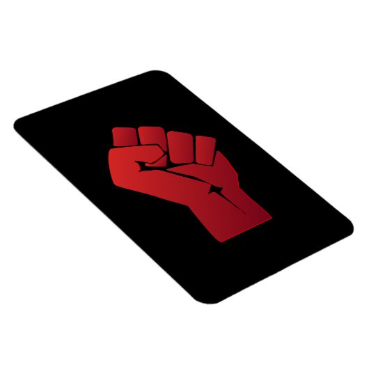 Verhoogde rode gradiëntvuist magneet (Rechterzijde)