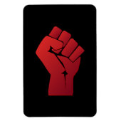 Verhoogde rode gradiëntvuist magneet (Verticaal)