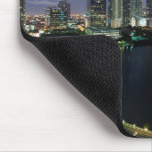 Verhoogde skyline van Brickell Key Muismat (Hoek)