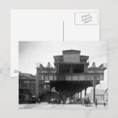 Verhoogde spoorweg, Philadelphia, PA, 1910 Briefkaart (Voorkant / Achterkant)