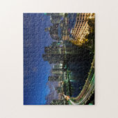 Verhoogde stadshemelijn vanaf Brickell Key Legpuzzel (Verticaal)