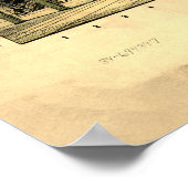 Verhoogde treinen in Chicago (1897) Poster (Hoek)