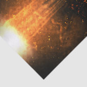 Verhoogde vlammen tissuepapier (Detail)