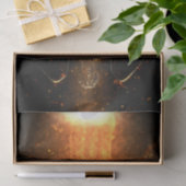 Verhoogde vlammen tissuepapier (Geschenk)