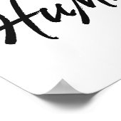 Verhoogde vriendelijke mensen poster (Hoek)