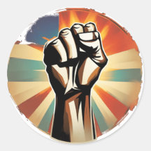 VERHOOGDE VUIST SERIE - retro badge