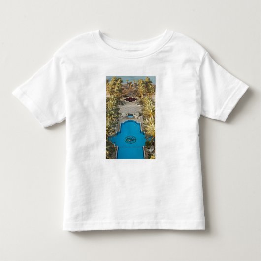Verhoogde zwembad van het uitzicht Herods Palace H Kinder Shirts (Voorkant)