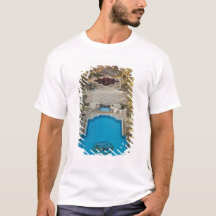 Verhoogde zwembad van het uitzicht Herods Palace H T-shirt