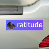 verhouding bumpersticker (Op auto)