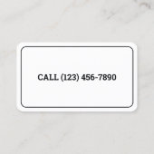 Verhuisbedrijf Box Truck Visitekaartje (Achterkant)