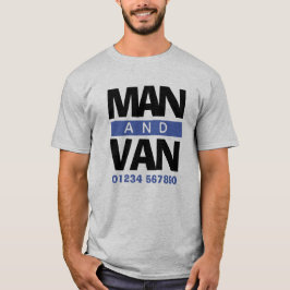 Verhuisbedrijf Koerier Man en Busje T-shirt