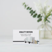 Verhuisbedrijf, Visitekaartje (Staand voorkant)