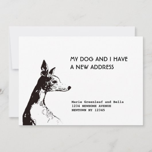 Verhuisbericht kaart (Voorkant)