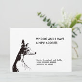 Verhuisbericht kaart (Staand voorkant)