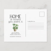 Verhuisbericht Kamerplant Briefkaart (Achterkant)