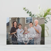 Verhuisbericht Kerstkaart Simply Home (Staand voorkant)