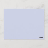 Verhuisbericht Navy Stofblauw Wit Postkaart (Achterkant)