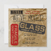 Verhuisbericht: tijd om te verhuizen! aankondiging (Voorkant)